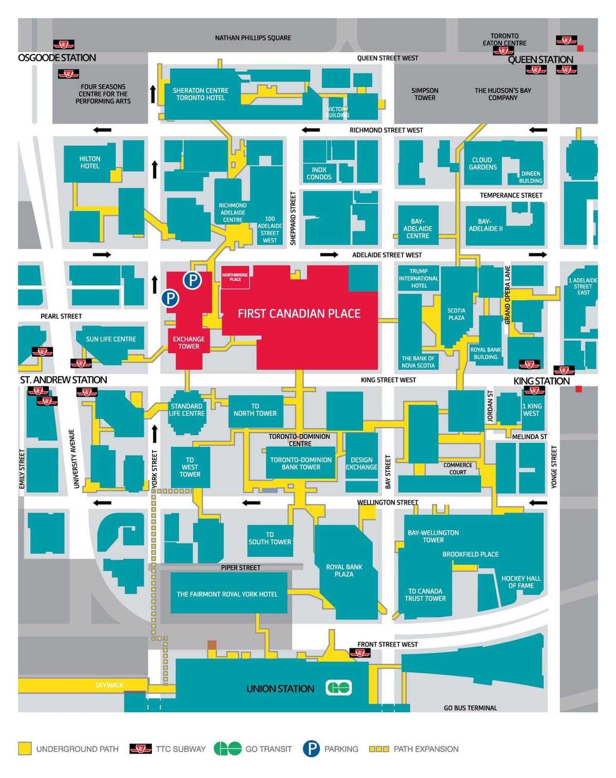 Kort i Første Canadiske Sted