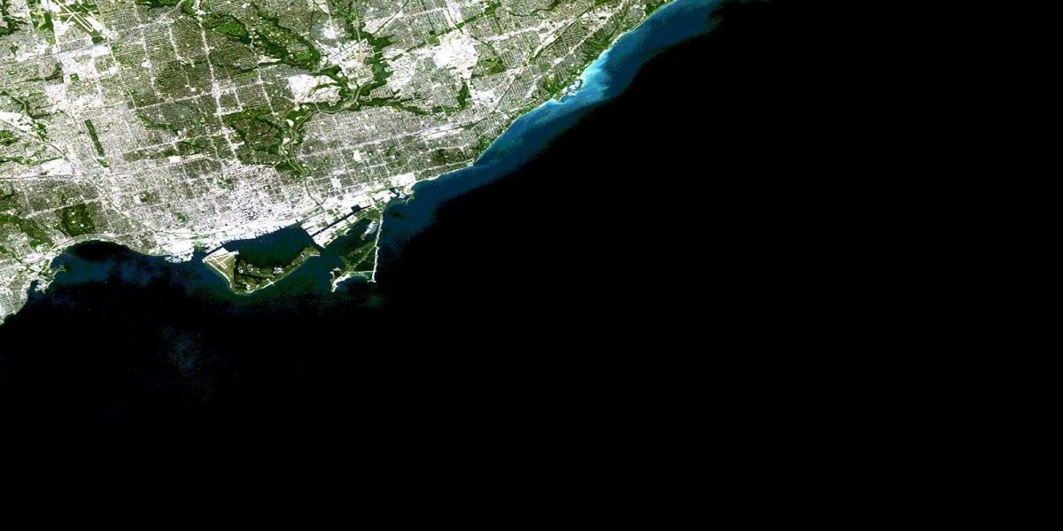 Kort over Toronto satellit