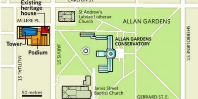 Kort om Allan Gardens, Toronto