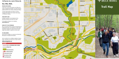 Kort Stedsegrønne Teglværker Toronto trail
