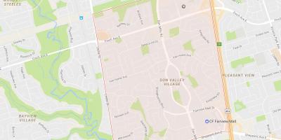 Kort over Peanut kvarter Toronto
