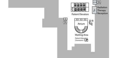 Kort Prinsesse Margaret Cancer Centre Toronto 1st floor Under (B1)