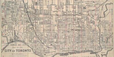 Kort over Toronto 1902