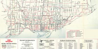Kort over Toronto 1976