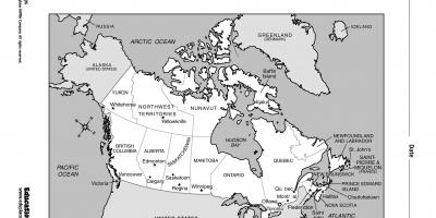 Map of Toronto, canada