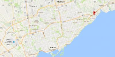 Kort over Vest-Rouge-kvarter Toronto
